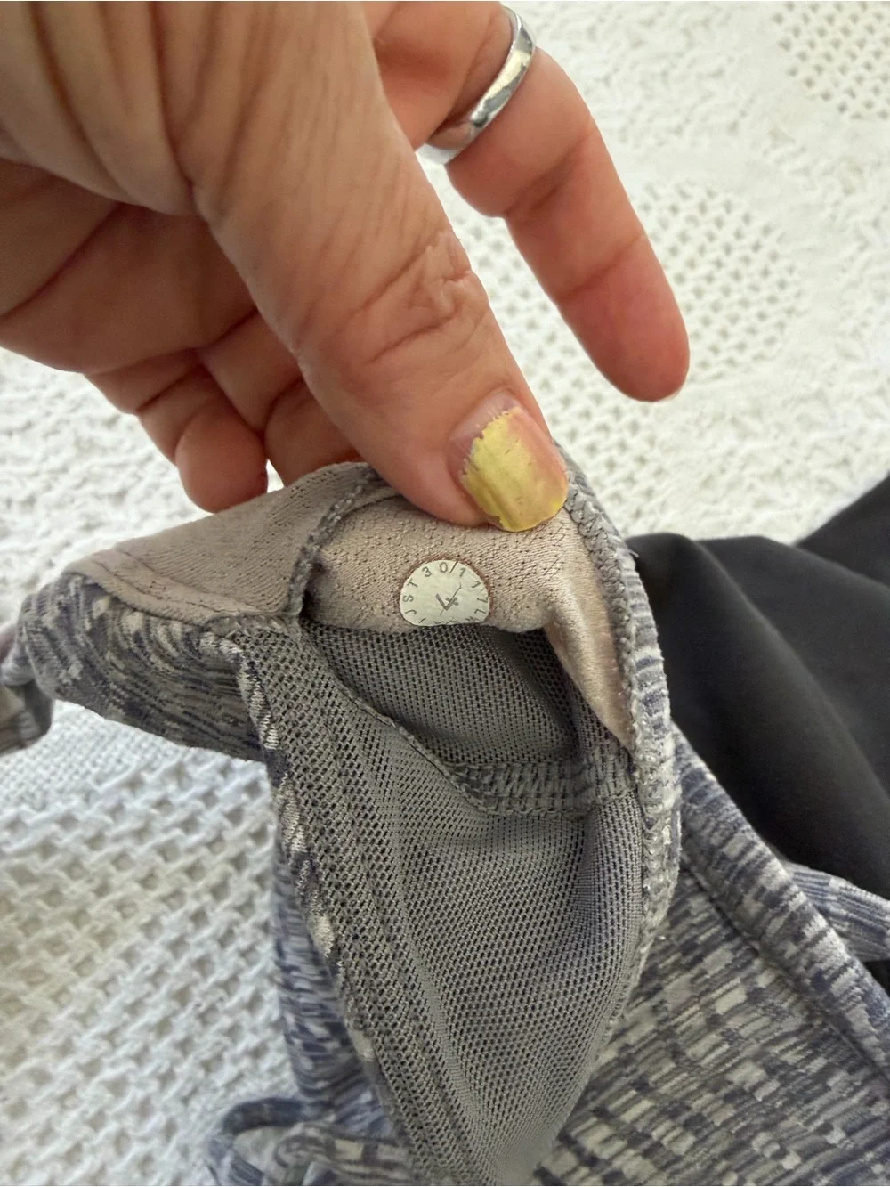 lululemon Black Leggings with Care Tag Detail